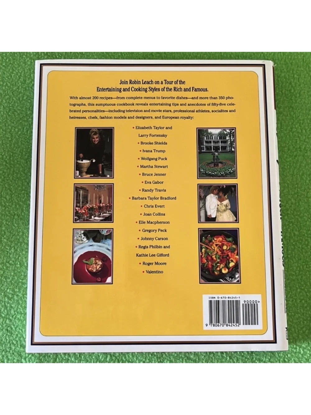 The Lifestyles of the Rich, and Famous Cookbook by Robin Leach HC/DJ EXC